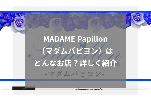 MADAME Papillon〜マダムパピヨン〜とは？